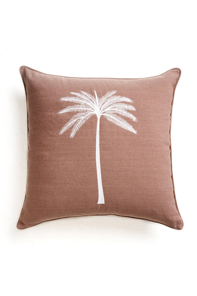 Grand Palm Cushion Cover - Cocoa
