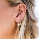 Golden Shell Earrings - By Sun Soul Australia