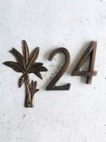 Brass Banana Tree Plaque  |  by Pineapple Traders