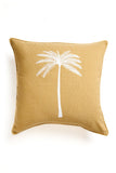 Grand Palm Cushion - Mustard