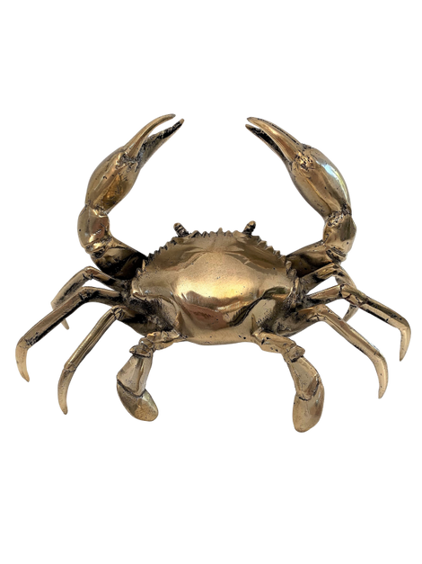 Large Brass Crab – Pineapple Traders