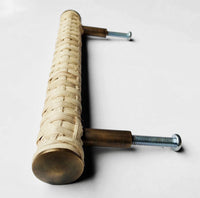 rattan drawer pull cupboard handle