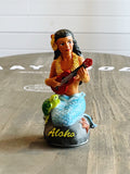 Hawaiian Hula Mermaid Dashboard Doll - Small