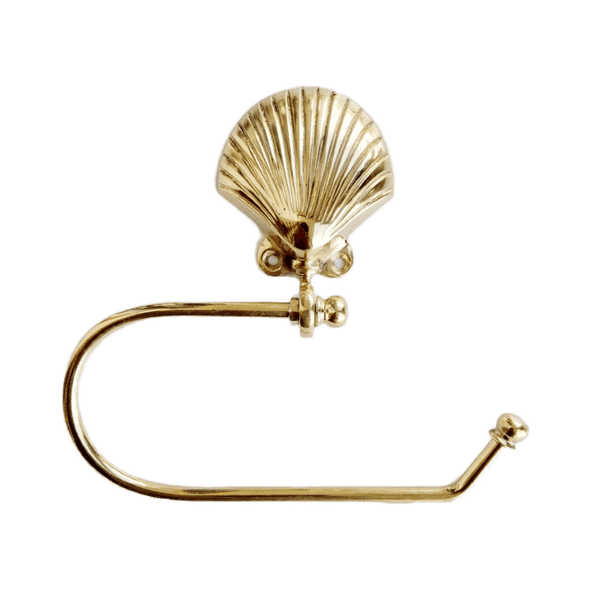 Toler Rool Shells Toilet Roll Holder - Scallop Shell – Pineapple Traders