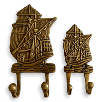 Brass Sailing Ship Hook