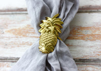 Brass Pineapple Napkin Ring