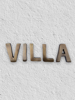 Brass Letters "VILLA" | by Pineapple Traders