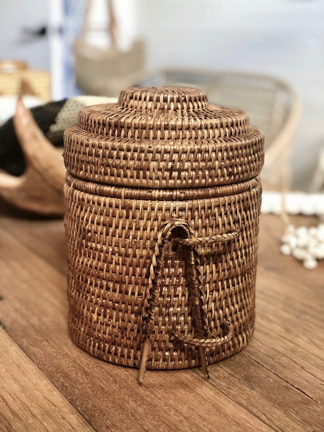 Rattan Ice Bucket Pineapple Traders