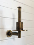 Brass Vertical Toilet Roll Holder