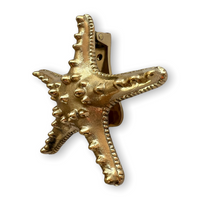 Starfish Door Knocker - Gold