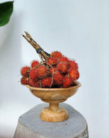 Kayu Teakwood Pedestal Bowl  |  by Pineapple Traders