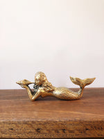 brass mermaid