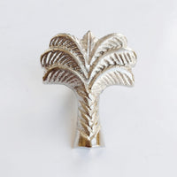 Brass Palm Tree Knobs - Silver | by Pineapple Traders