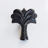 Brass Palm Tree Knobs - Black | by Pineapple Traders