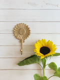 Brass Sunflower Hook