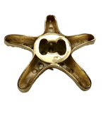 brass starfish bottle opener