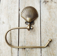 Toilet Roll Holder - Scallop Shell