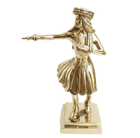 Brass Hula Girl - by Pineapple Traders