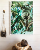 Banana Palm Photographic Print on Canvas - By Libby Watkins