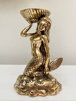 Brass Mermaid Dish