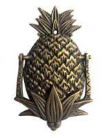 pineapple door knocker brass