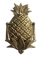 pineapple door knocker brass